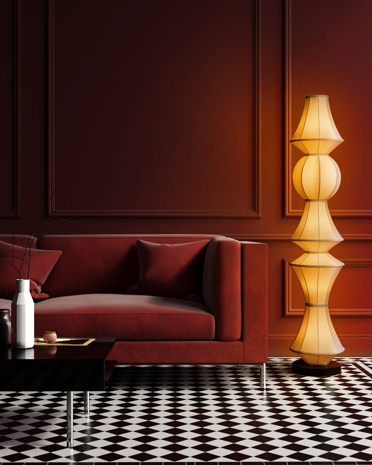 Volcano Smoke Floor Lamp 132 cm Home Decor Lighting