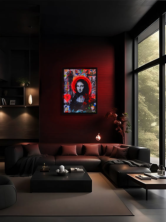 Mona Lisa LED Wall Art Home Decor