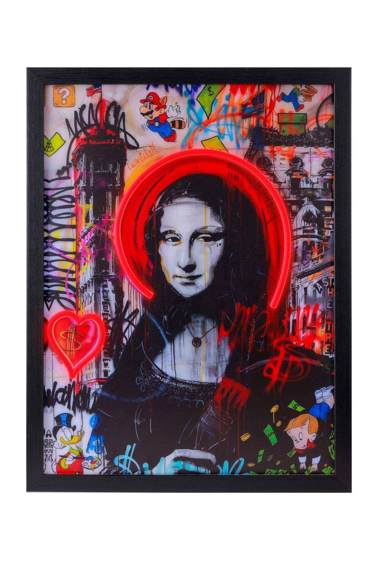 Mona Lisa LED Wall Art Home Decor