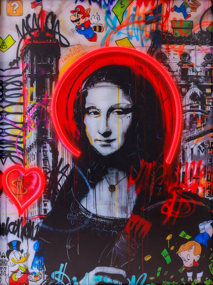 Mona Lisa LED Wall Art Home Decor