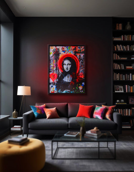 Mona Lisa LED Wall Art Home Decor
