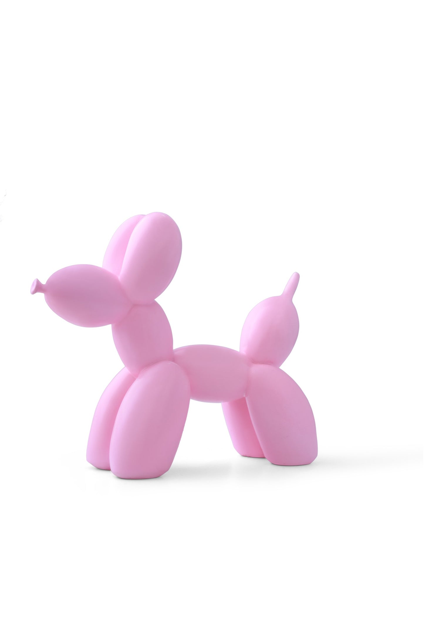 Balloon Dog Pink Matte Home Decor Sculpture (20 x 18 x 9 cm)
