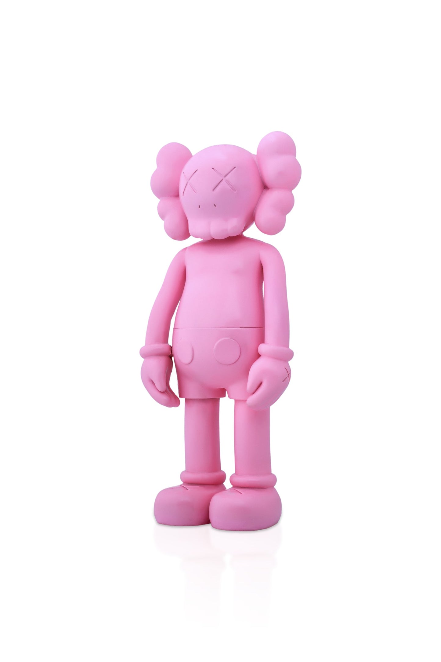 Kaws Sculpture Pink Matte Home Decor (14 x 30 x 8 cm)