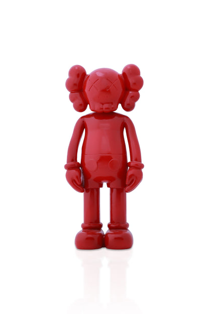 Kaws Sculpture Red Matte Home Decor (14 x 30 x 8 cm)