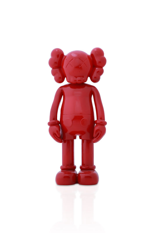 Kaws Sculpture Red Matte Home Decor (14 x 30 x 8 cm)