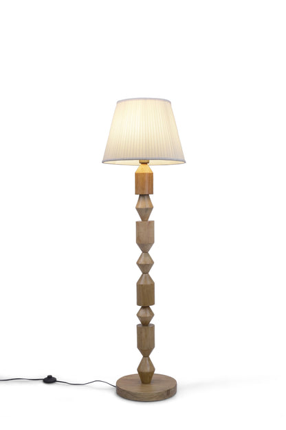 Wood Totem Floor Lamp 141 cm Home Decor Lighting