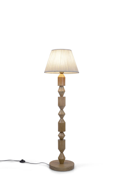 Wood Totem Floor Lamp 141 cm Home Decor Lighting