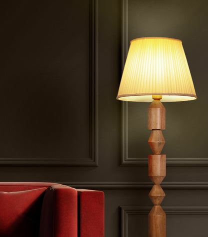 Wood Totem Floor Lamp 141 cm Home Decor Lighting