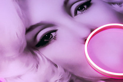 Marilyn Bubblegum LED Wall Art Home Decor