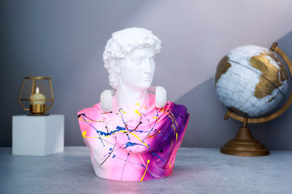 Michelangelo's David Multi-Color Home Decor Sculpture