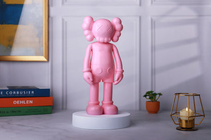 Kaws Sculpture Pink Matte Home Decor (14 x 30 x 8 cm)