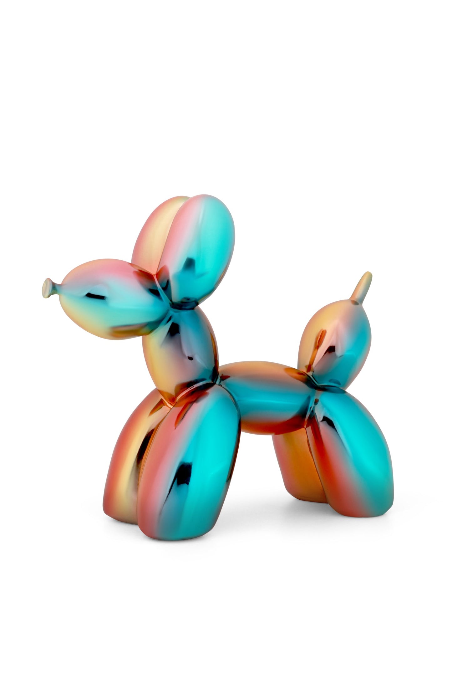Balloon Dog Rainbow Chrome Home Decor Sculpture