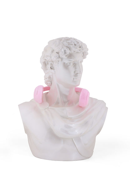 Michelangelo's David Pearl White Marble Home Decor Sculpture
