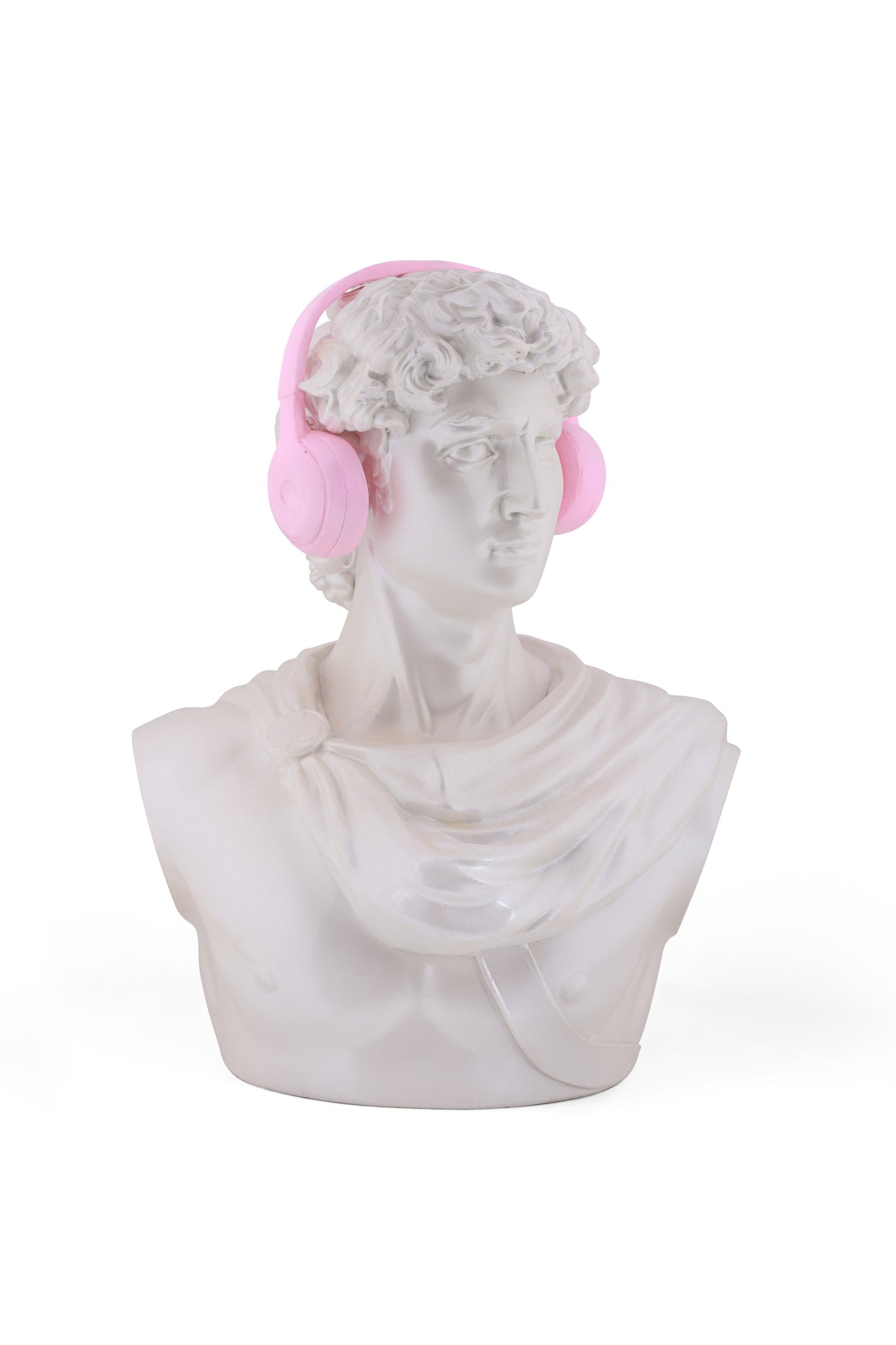 Michelangelo's David Pearl White Marble Home Decor Sculpture